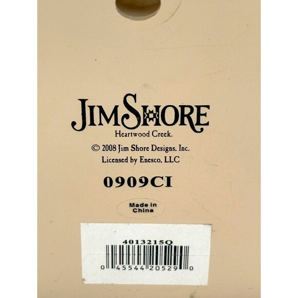 Jim Shore Monogram Letter Alphabet Initial Wood Block Q 2008 Heartwood Creek - Picture 8 of 10